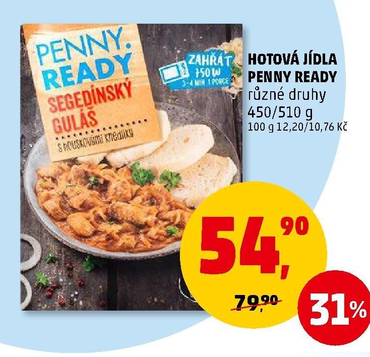 HOTOVÁ JÍDLA PENNY READY