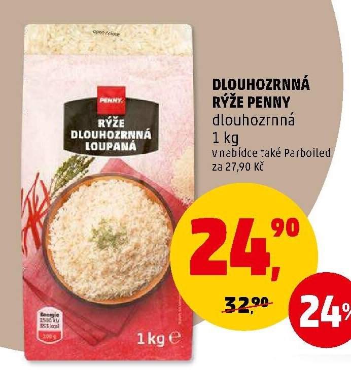 Dlouhozrnná rýže Penny