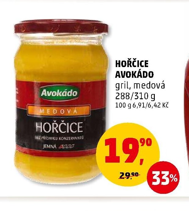 Hořčice Avokádo