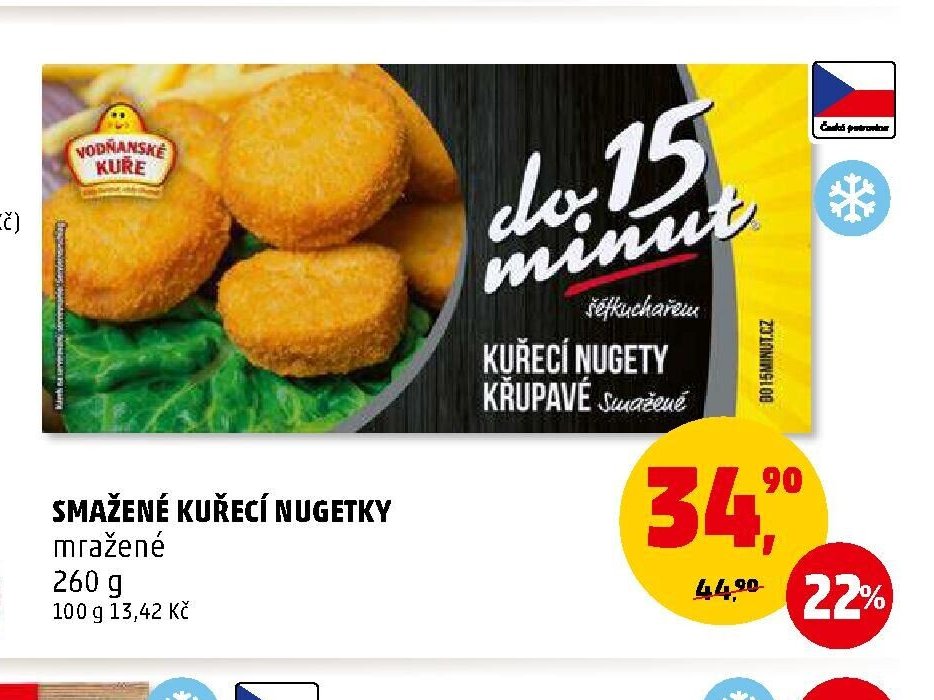 Smažené kuřecí nugetky