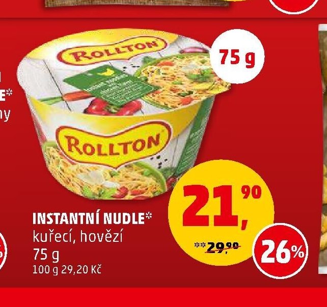 INSTANTNÍ NUDLE ROLLTON