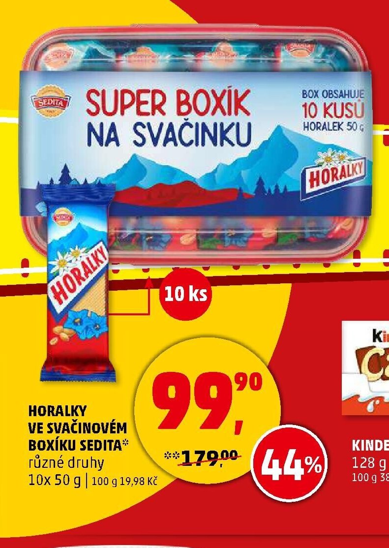 HORALKY VE SVAČINOVÉM BOXÍKU SEDITA