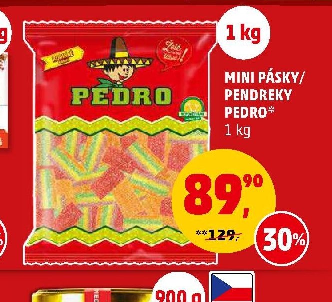 MINI PÁSKY/PENDREKY PEDRO