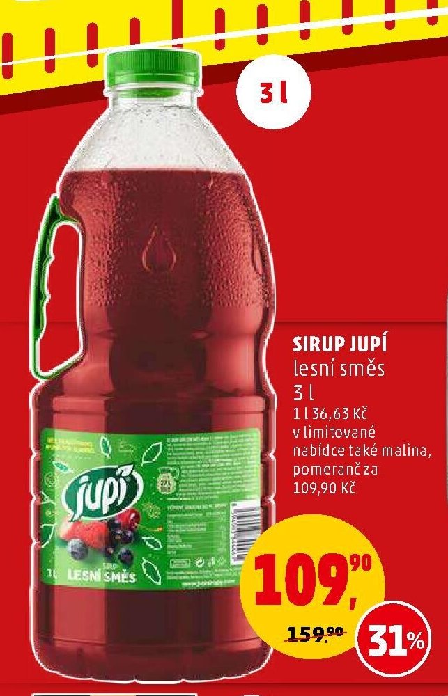 SIRUP JUPÍ lesní směs 3l