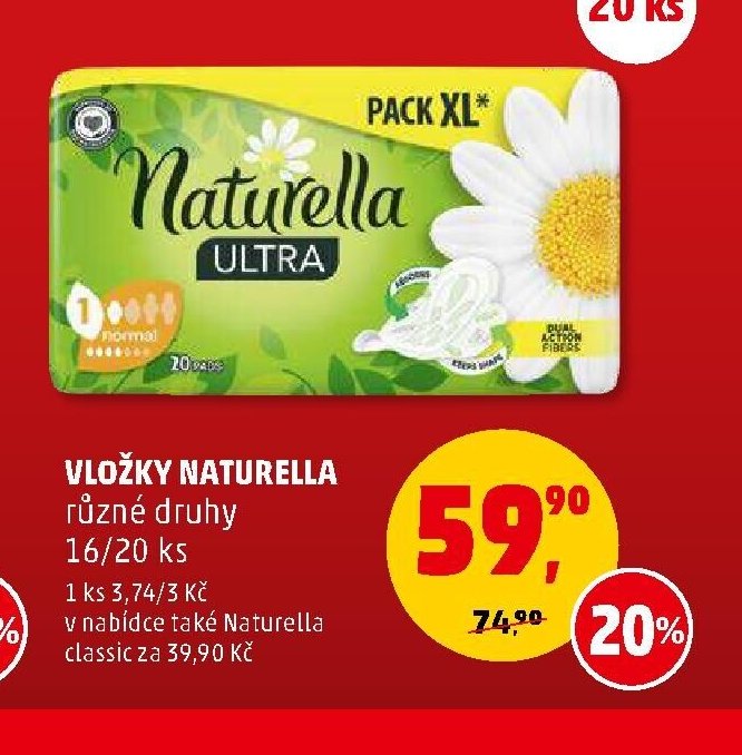 Vložky Naturella