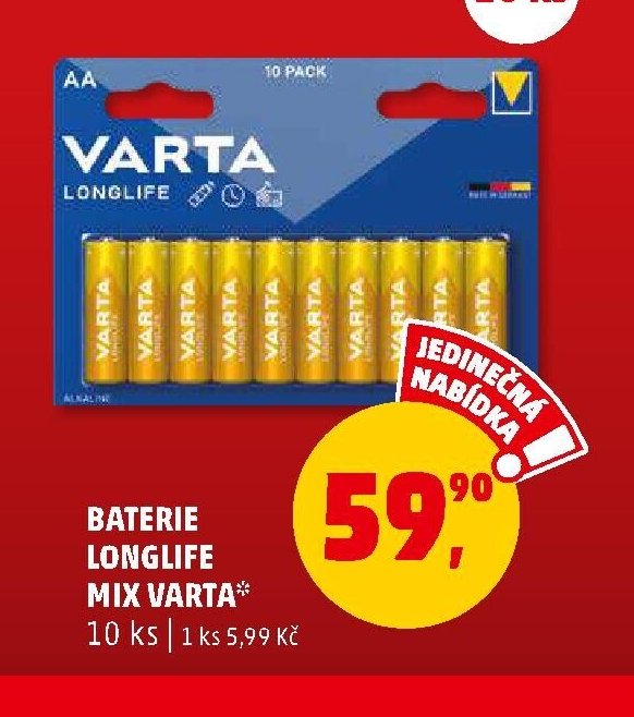 Baterie Longlife Mix Varta