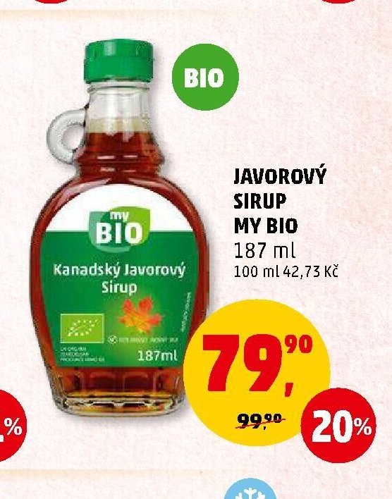 Javorový sirup My Bio