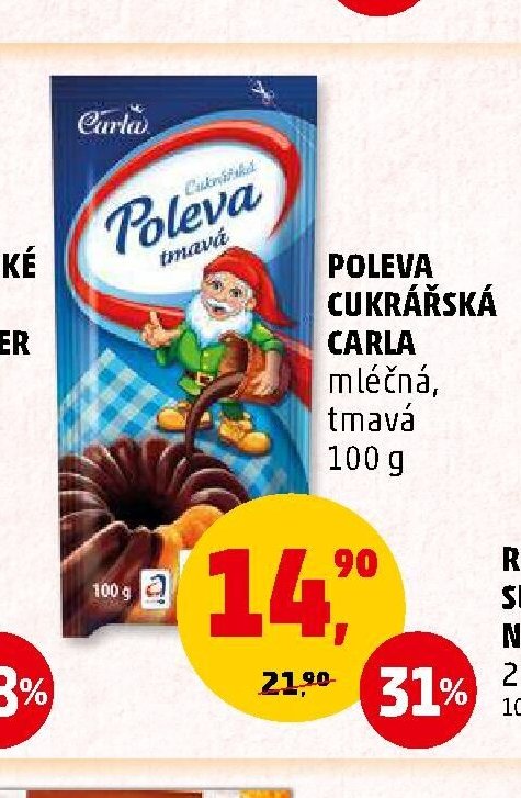 Poleva cukrářská Carla