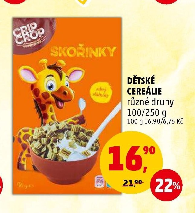 Dětské cereálie Crip Crop