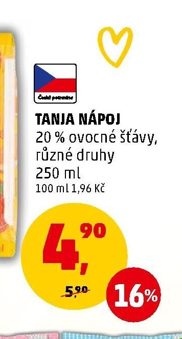 TANJA NÁPOJ 250 ml
