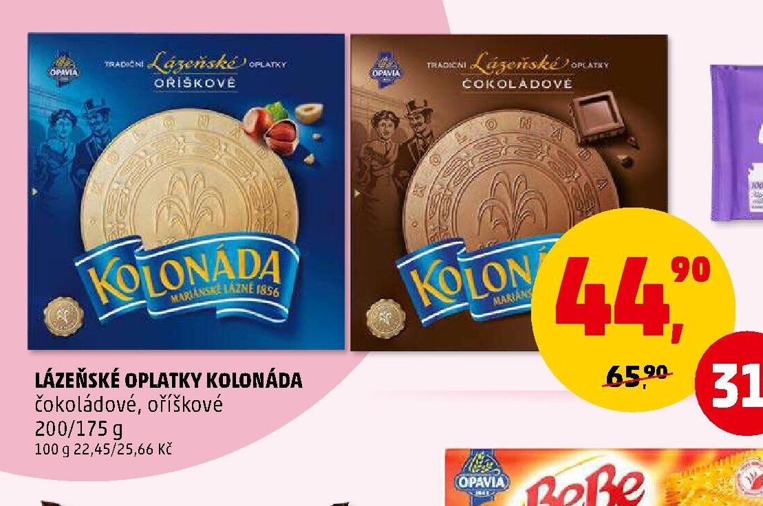 LÁZEŇSKÉ OPLATKY KOLONÁDA