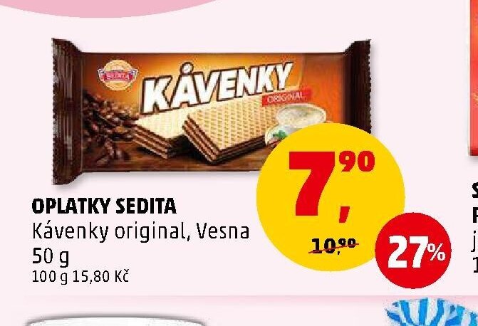 OPLATKY SEDITA Kávenky original, Vesna