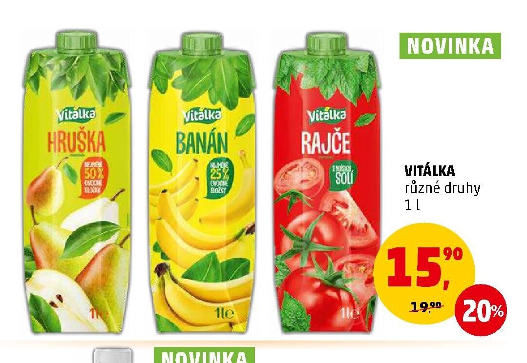 VITÁLKA různé druhy 1 l