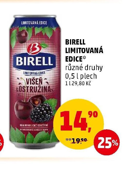 BIRELL LIMITOVANÁ EDICE 0,5 l plech