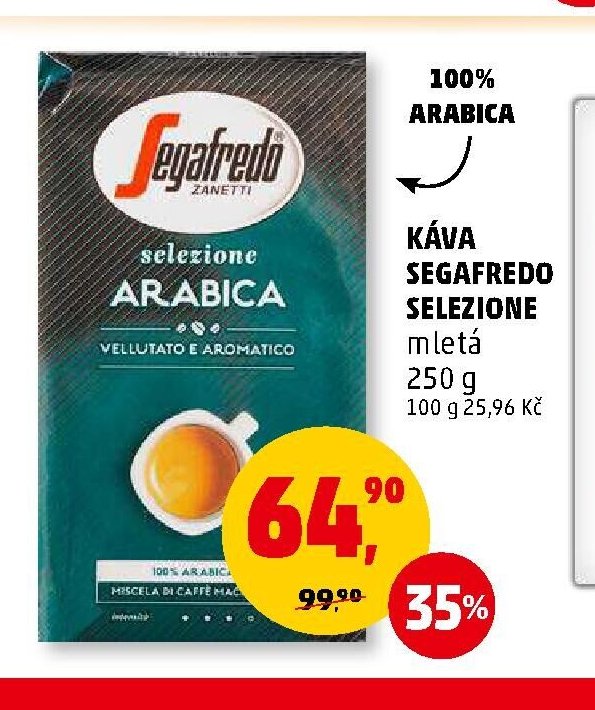 KÁVA SEGAFREDO SELEZIONE 250 g