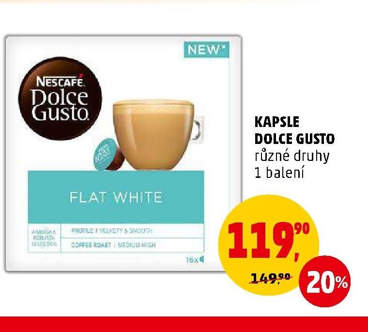 KAPSLE DOLCE GUSTO různé druhy 1 balení