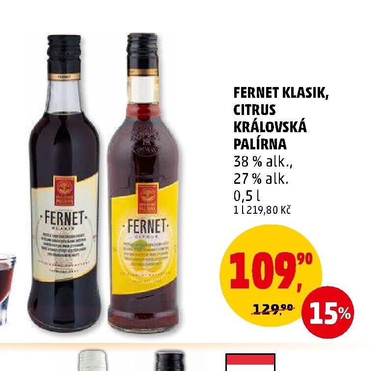 Fernet Klasik, Citrus Královská Palírna