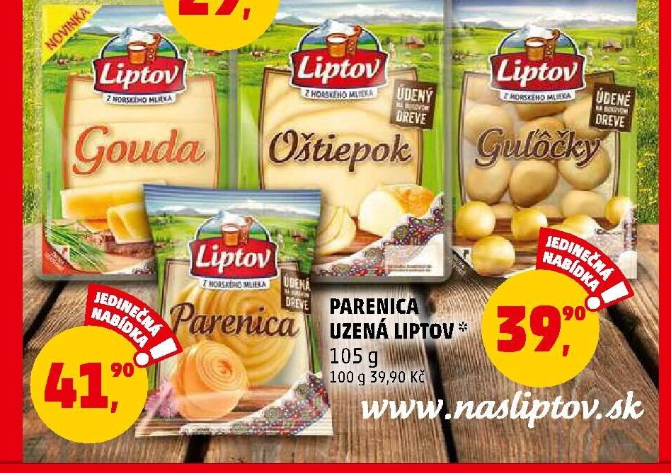Liptov Gouda, Oštiepok, Guločky