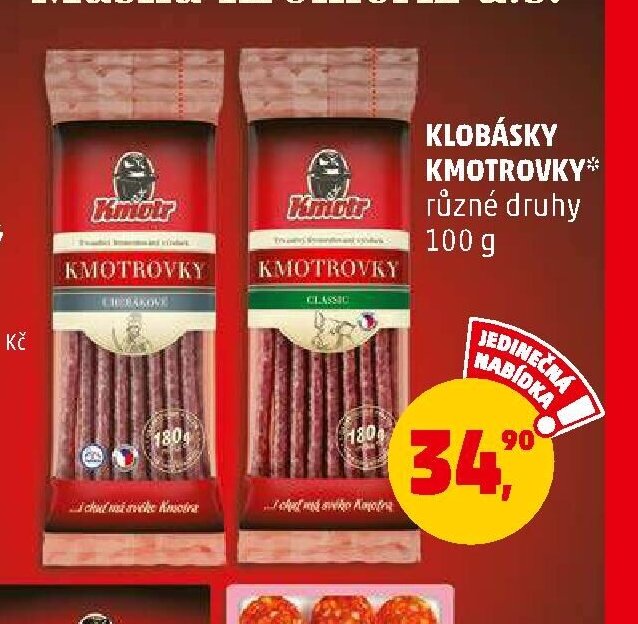 Klobásky Kmotrovky