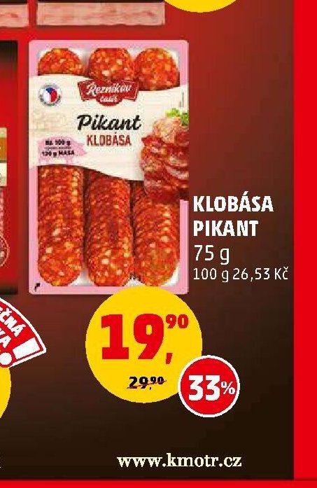 Klobása pikant