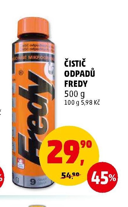 Čistič odpadů Fredy 500 g