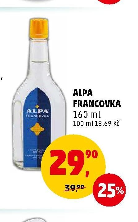Alpa Francovka 160 ml