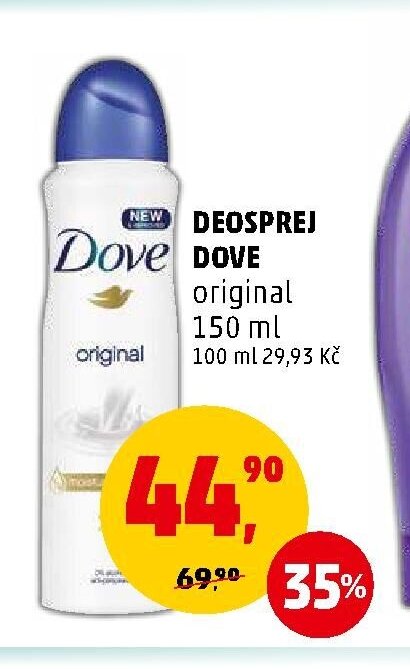 Deosprej Dove original 150 ml