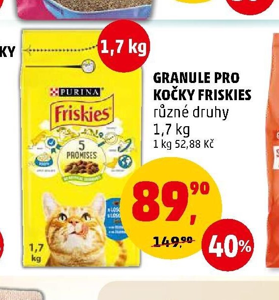 GRANULE PRO KOČKY FRISKIES