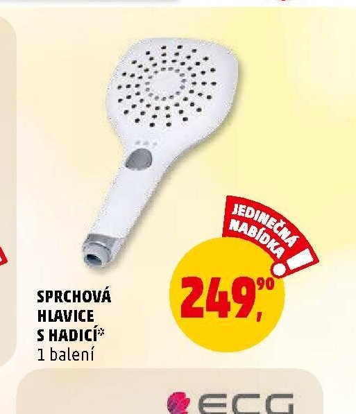 SPRCHOVÁ HLAVICE S HADICÍ