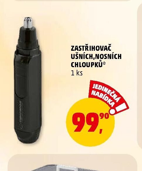 ZASTŘIHOVAČ UŠNÍCH, NOSNÍCH CHLOUPKŮ