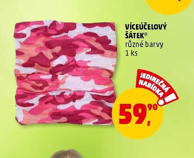 VÍCEÚČELOVÝ ŠÁTEK