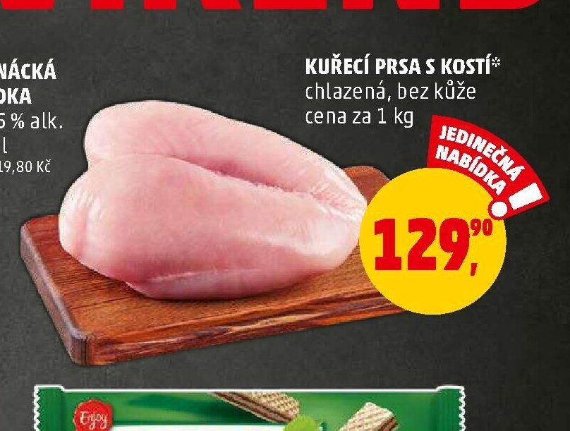 KUŘECÍ PRSA S KOSTÍ