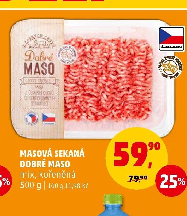 MASOVÁ SEKANÁ DOBRÉ MASO mix, kořeněná 500 g