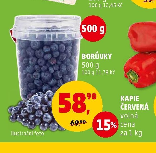 BORŮVKY 500 g