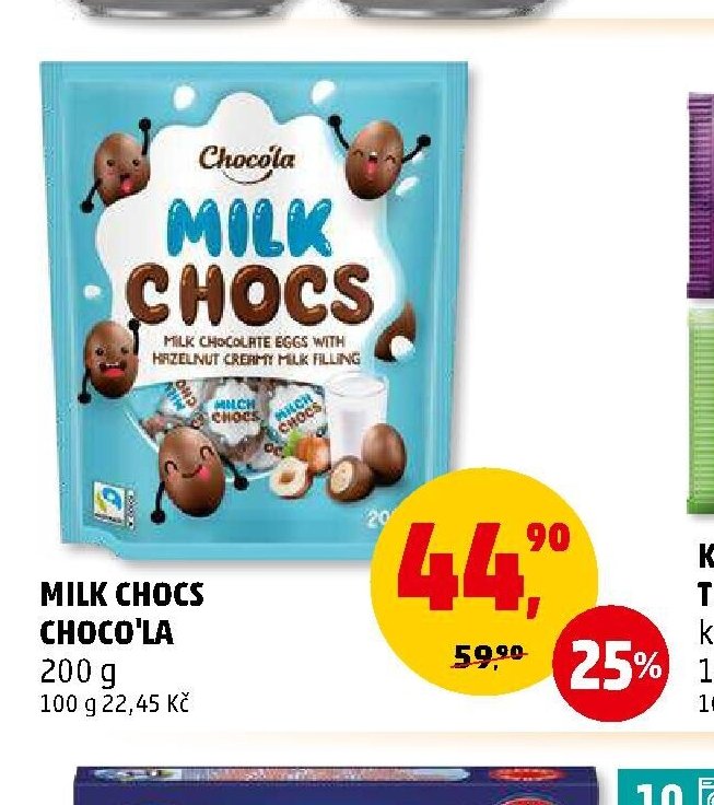 MILK CHOCS CHOCO'LA