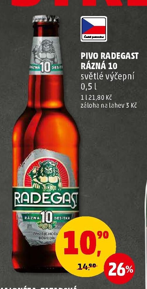 PIVO RADEGAST RÁZNÁ 10