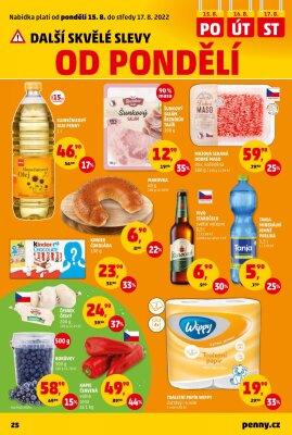 akční leták Penny Market 11.8.2022-17.8.2022