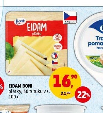 Eidam Boni plátky