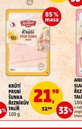 Krůtí prsní šunka Řezníkův talíř