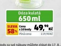 Dóza kulatá 650 ml