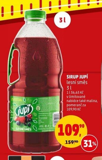SIRUP JUPÍ lesní směs 3 l