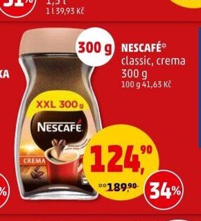 NESCAFÉ classic, crema 300 g