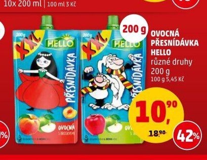 HELLO ovocná přesnídávka 200 g