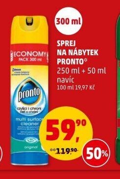 Sprej na nábytek Pronto