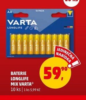 Baterie Longlife Mix Varta