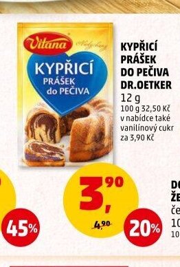 Kypřicí prášek do pečiva Dr. Oetker