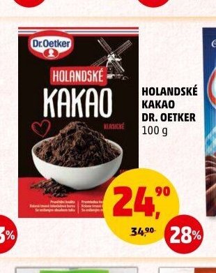 Holandské kakao Dr. Oetker