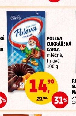 Poleva cukrářská Carla