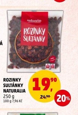 Rozinky sultánky Naturalia
