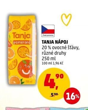 TANJA NÁPOJ